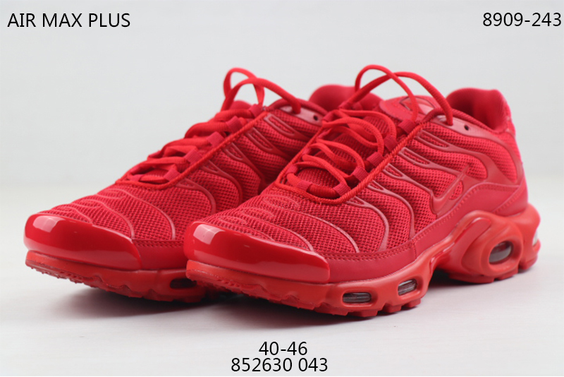 2020 Men Nike Air Max TN All Red Shoes - Click Image to Close